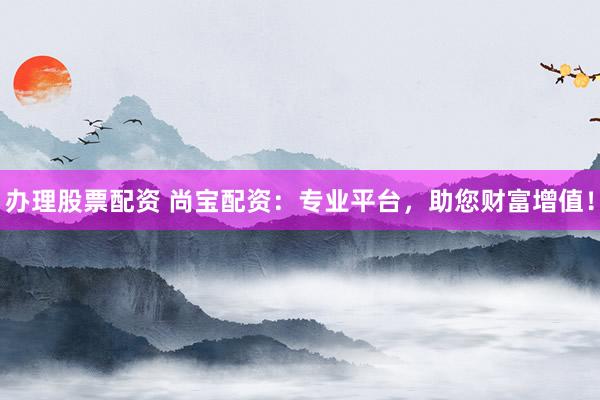 办理股票配资 尚宝配资：专业平台，助您财富增值！