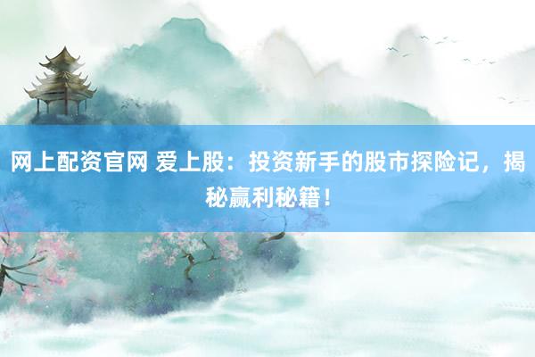 网上配资官网 爱上股：投资新手的股市探险记，揭秘赢利秘籍！