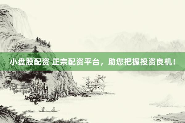 小盘股配资 正宗配资平台，助您把握投资良机！