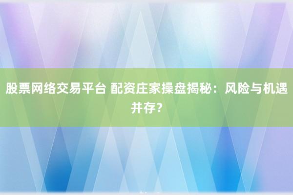 股票网络交易平台 配资庄家操盘揭秘：风险与机遇并存？